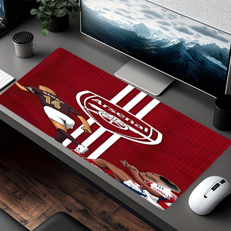 Arsenal F.C Print Mouse Pad, for Keyboard Pad Laptop PC Mat for Office Home Use, Desk Decor, Perfect Birthday Gift for Gamers