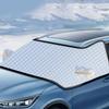 Car Snow Cover Aluminum Foil Car Windshield Cover Weatherproof Automotive Windshield Sunshades Car Windshield Sun Visor