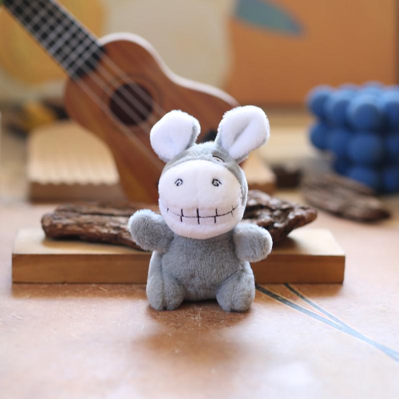 Плюшевый брелок-ослик, мягкая игрушка с набивкой из ПП-хлопка, ультрамягкий шарм для рюкзака для девочек, аксессуары
