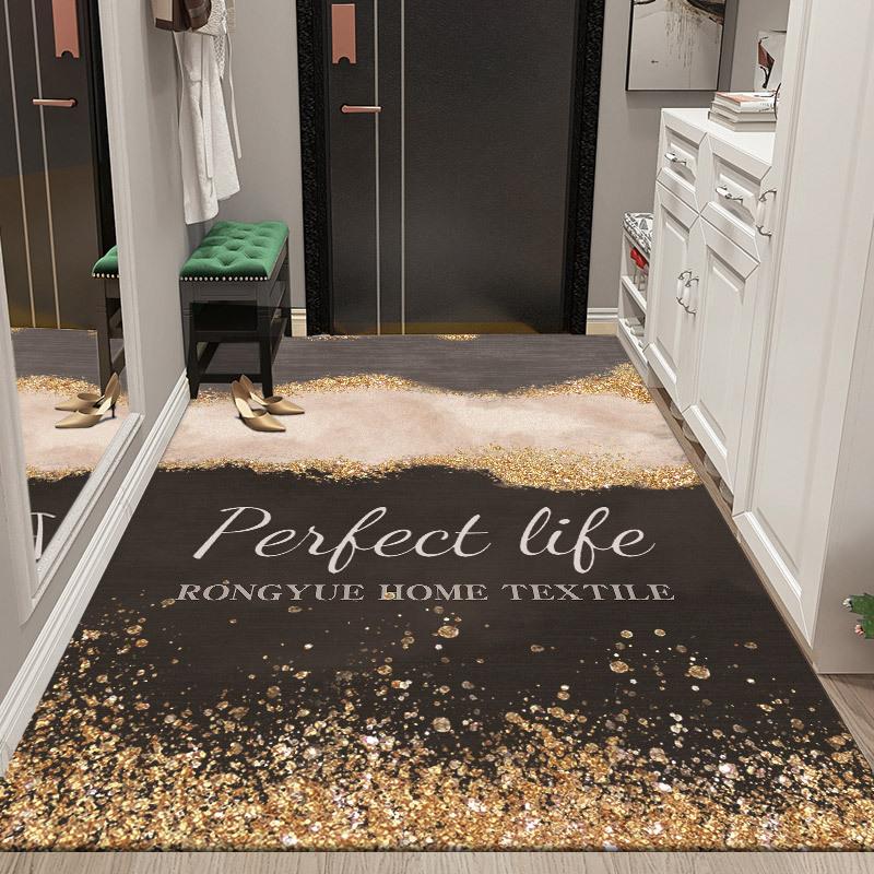 Коврик для двери в стиле ретро в скандинавском стиле для кухни, спальни, ванной, гостиной, прихожей, коридора, входа, нескользящий коврик