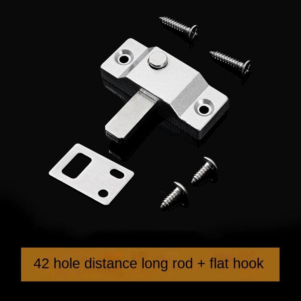 Zinc Alloy Sliding Door Latch Anti-theft Security Bolt Latch New Cabinet Buckle Door