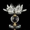 Прозрачный подсвечник в виде цветка лотоса 8 цветов фигурки лотоса подставка для свечи декор для ужина