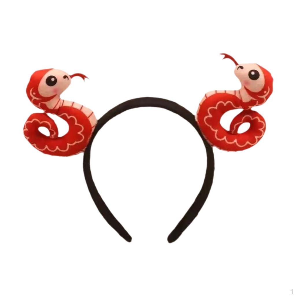 Snake Headband Cartoon Headpiece for Party Favor Role Play Birthday Performance