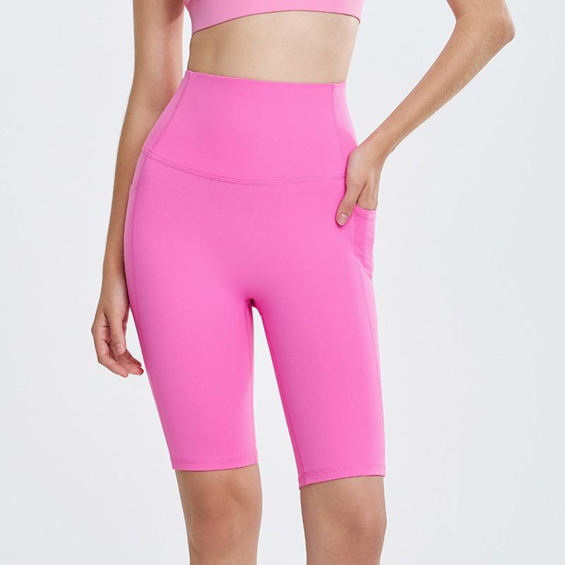 High Waist Seamless Yoga Shorts Women Stretch Athletic Workout Pants Running Cycling Gym Leggings