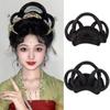 Headdress Hanfu Wig Headband Lazy Wig Bag Chinese Ancient Chignon Gentle Antique Hair Bun  Daily