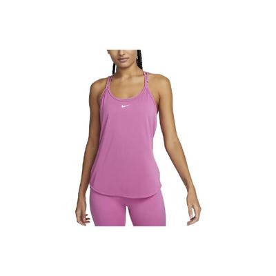 Dri-FIT One Elastika Solid Logo Круглый вырез Майка Женские топы Фиолетовый Красный DD4941-665