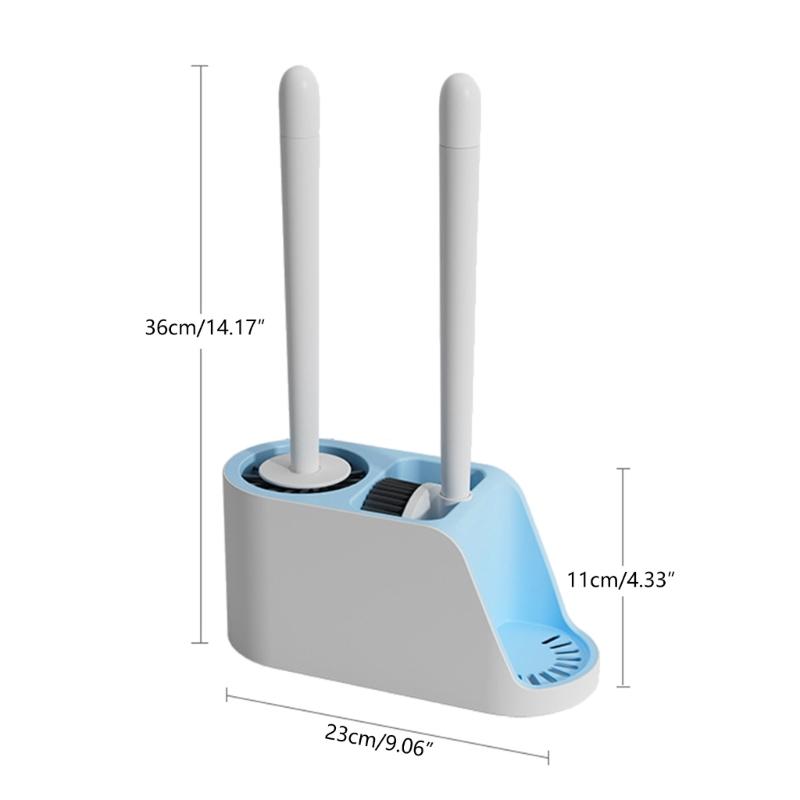 Toilet Brush Set Space saving Solution Quick Drying Toilet Bowl Brush & Holder for Efficient Bathroom Maintenance