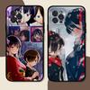 Популярное аниме «Опасности в моем сердце» Чехол для телефона Для iPhone 17 16 15 14 13 12 11 Pro Max Plus Mini Силиконовый Черный Чехол