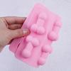 8Holes Penis Shape Silicone Cake Mold For Ice Cookie Jelly Candy Cupcake Decorating