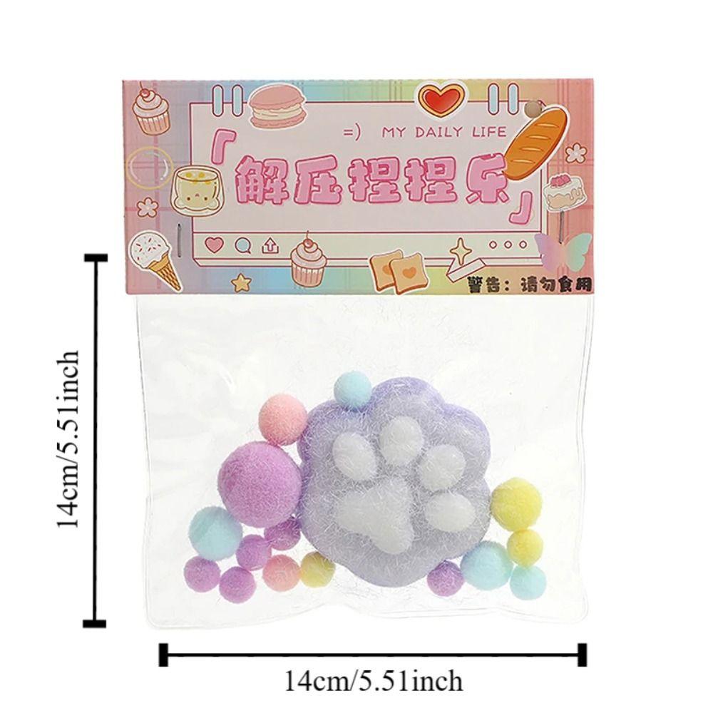 Красочные игрушки-лапки для кошек TPR Мультяшные игрушки-лапки для кошек Мягкие игрушки-лапки для кошек Студент