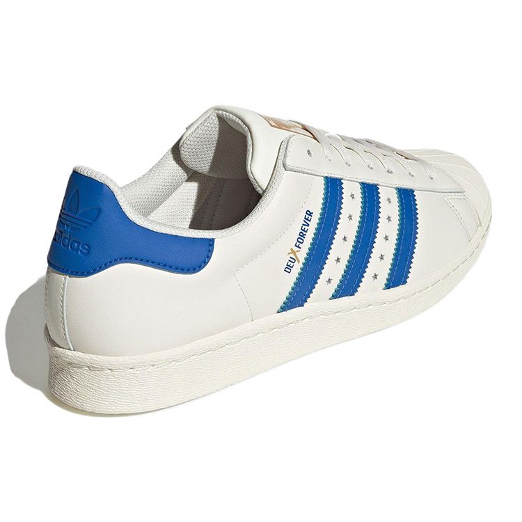 adidas Оригинальные Superstar 80S Удобные кеды для скейтбординга Унисекс Кроссовки Светло-голубые IF6292