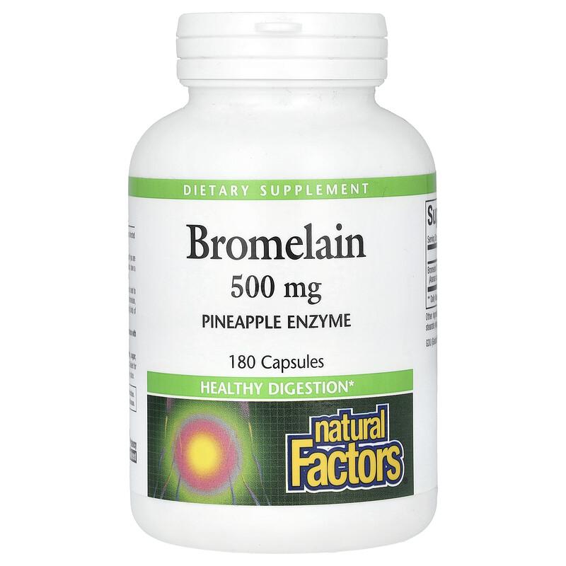 Bromelain, 500 mg, 180 Capsules