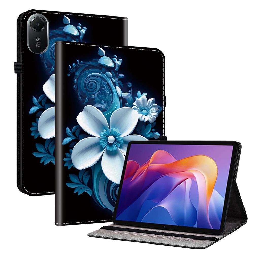 For Xiaomi Redmi Pad 2 Leather Case Pattern Printed Stand Tablet Cover with Card Slots