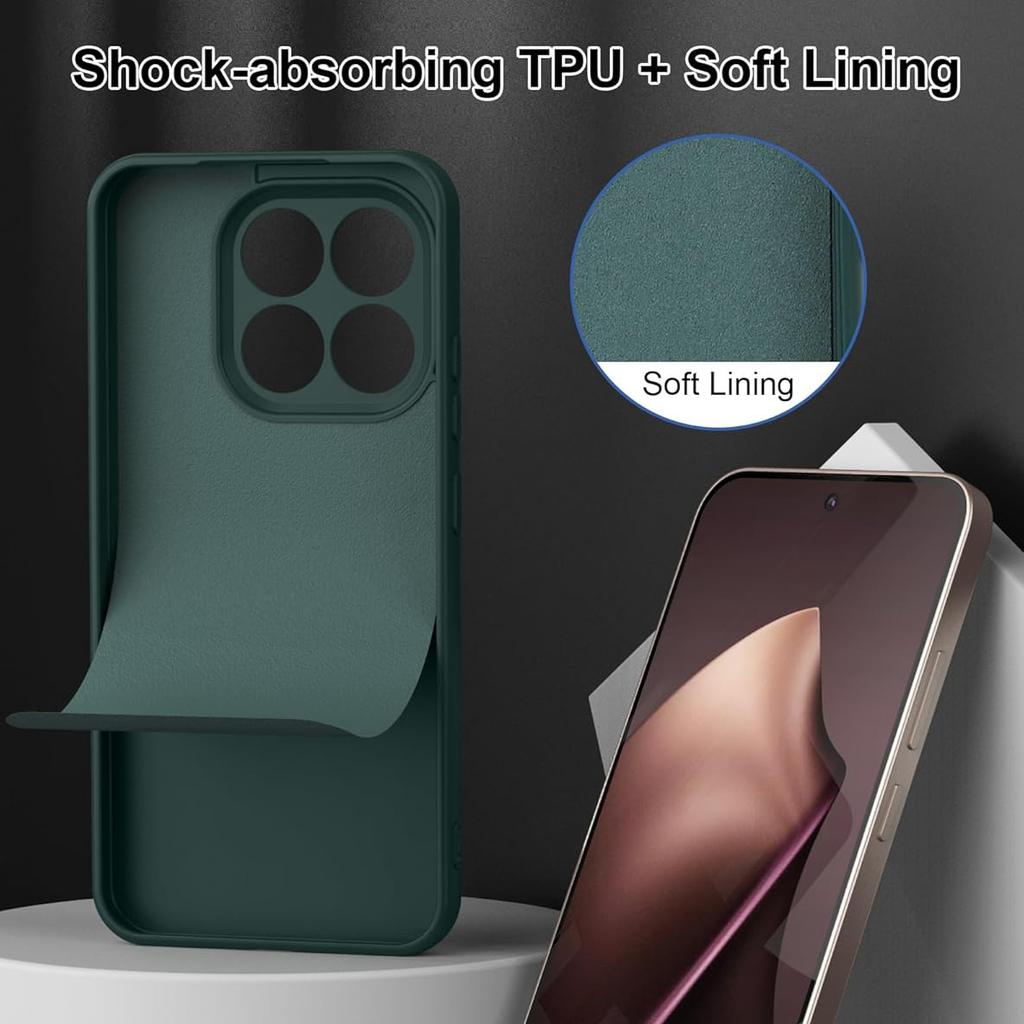 Мягкий жидкий силиконовый чехол для телефона для Xiaomi 15T / 15T Pro Противоударный чехол