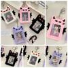 Korean Style Cartoon Plush Photocard Holder Bat Demon Cartoon Card Cover Outdoor