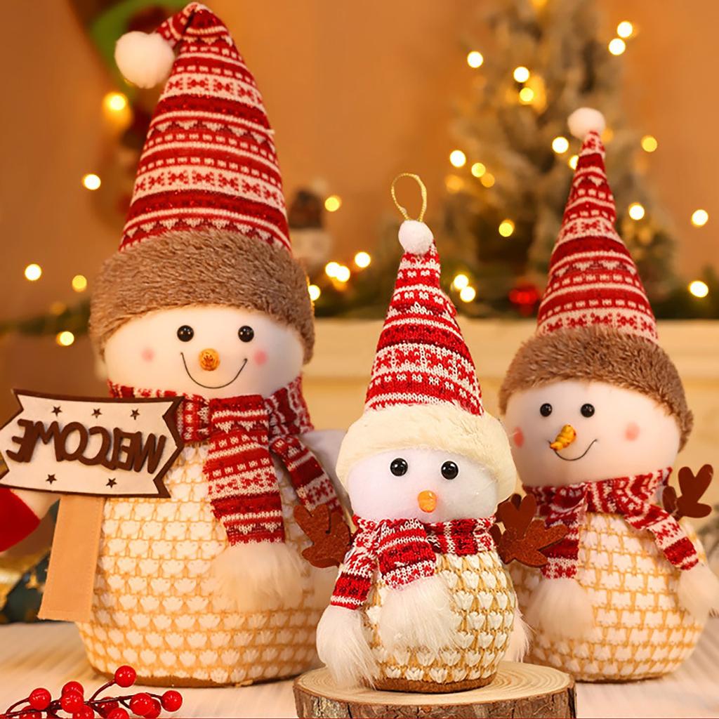 Рождественская кукла-снеговик Рождественская кукла Украшения Праздничные подарки Декорации для оформления витрин торговых центров