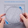 Function Multipurpose Springhall Angle Geometric Drawing Template Circle Maker Drawing Ruler Multifunctional Drawing Ruler