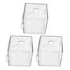 Mini Cube Fruit Shaping Mould Mini Transparent Plastic Mould Fruit Vegetable Shaping Turned Plastic Mould for Diy Planting Home