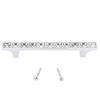 6715 Diamond Crystal Cabinet Wardrobe Zinc Alloy Door Handle Knob Pulls (96mm  3.8in)