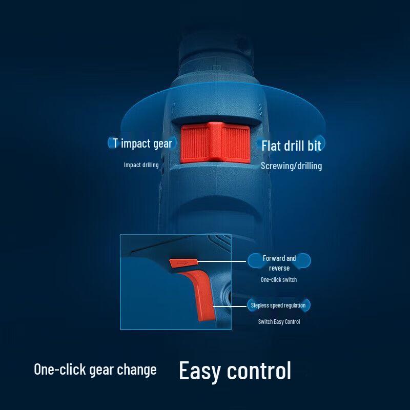 Bosch GSB 600 RE 600W Impact Drill Set CN plug (adapter included)