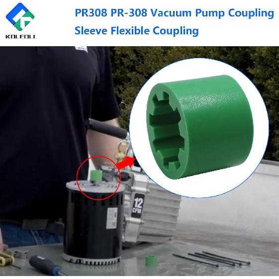 PR308 PR-308 Vacuum Pump Coupler Sleeve Flexible Coupler Replace for DV-3E DV-4E DV-6E DV42N DV-85N DV-142N DV-200N DV-285N | Replace for DV-3E DV-4E