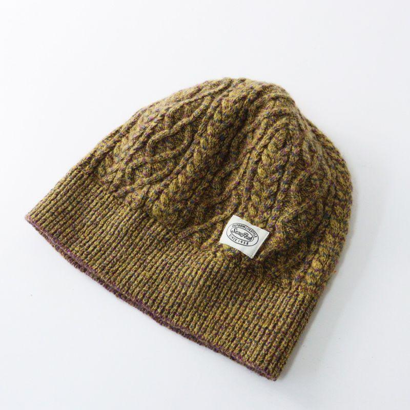 Б/у Шапка Snow Peak Snow Peak Alpaca Mixed Knit Cap Alpacamic Beanie Вязаная шапка Бежевая Коса [2400015037936]