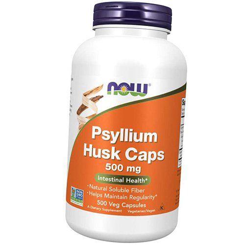 Псиллиум шелуха семян подорожника, Psyllium Husk 500, Now Foods  200вегкапс (69128022)