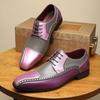 New Shoes for Men Leather Dress Shoes Fashion British Style Pointed Toe Business Casual Shoes