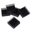 5Pcs 25*25*10Mm Aluminum Cooler Radiator Electronic Chip Heatsink