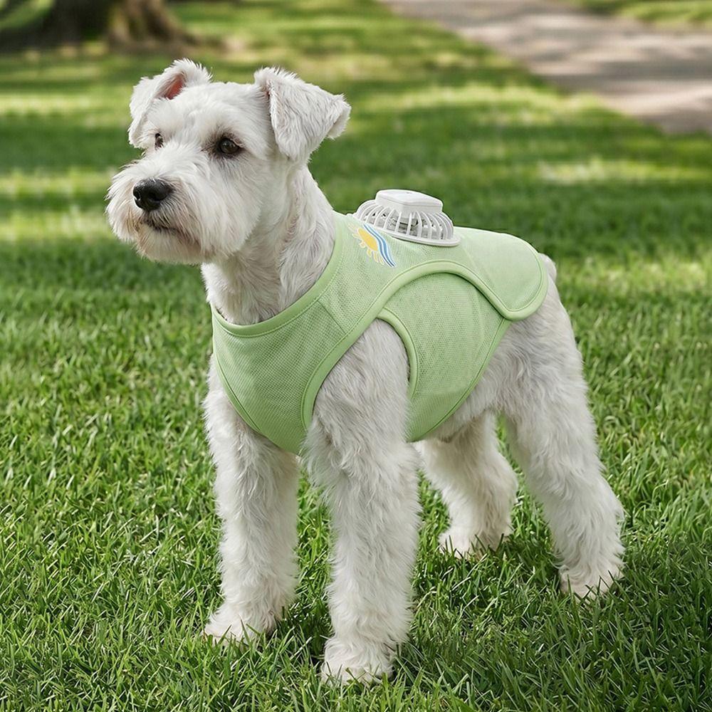 USB Charging Cooling Dog Vest Built In Fan Pet Cooling Vest N Dog Cooling Vest Photo Props