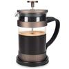 Cafetière À Piston - Navaris - 0,6 L - Verre Borosilicate - Acier Inoxydable - Design Rétro