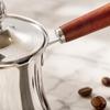 250/350/550/720ml Chocolate Melting Pot Stainless Steel Milk Tea Pot Milk Pitcher  Boiling Milk