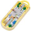 Skater Children's Lunch Box Trio Set Chopsticks Spoon Fork Kids Cutlery Antibacterial Treatment Easy To Open Sliding Type Made In Japan Curious George