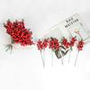 Brighten Up Your Décor with Vibrant Red Berries 14mm Fruit Heads 6x Stems