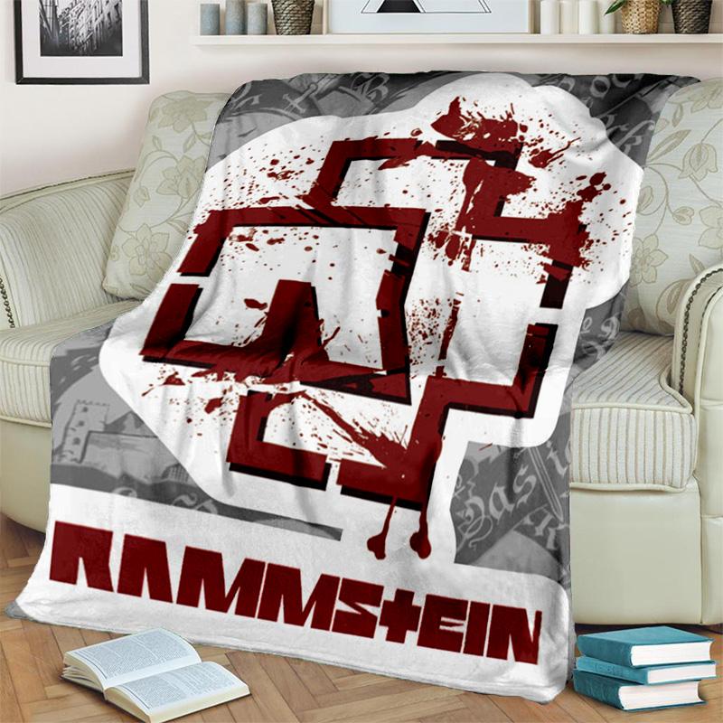 Одеяло с 3D R-Rammstein Heavy Metal Band, мягкое одеяло для дома, спальни, кровати, дивана, пикника, путешествия, офиса, одеяло, детское одеяло