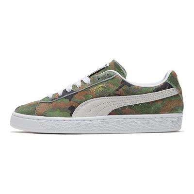 Кроссовки Suede Classic Ambush Dachsund Green Camo Unisex Черно-Белые 369626-01