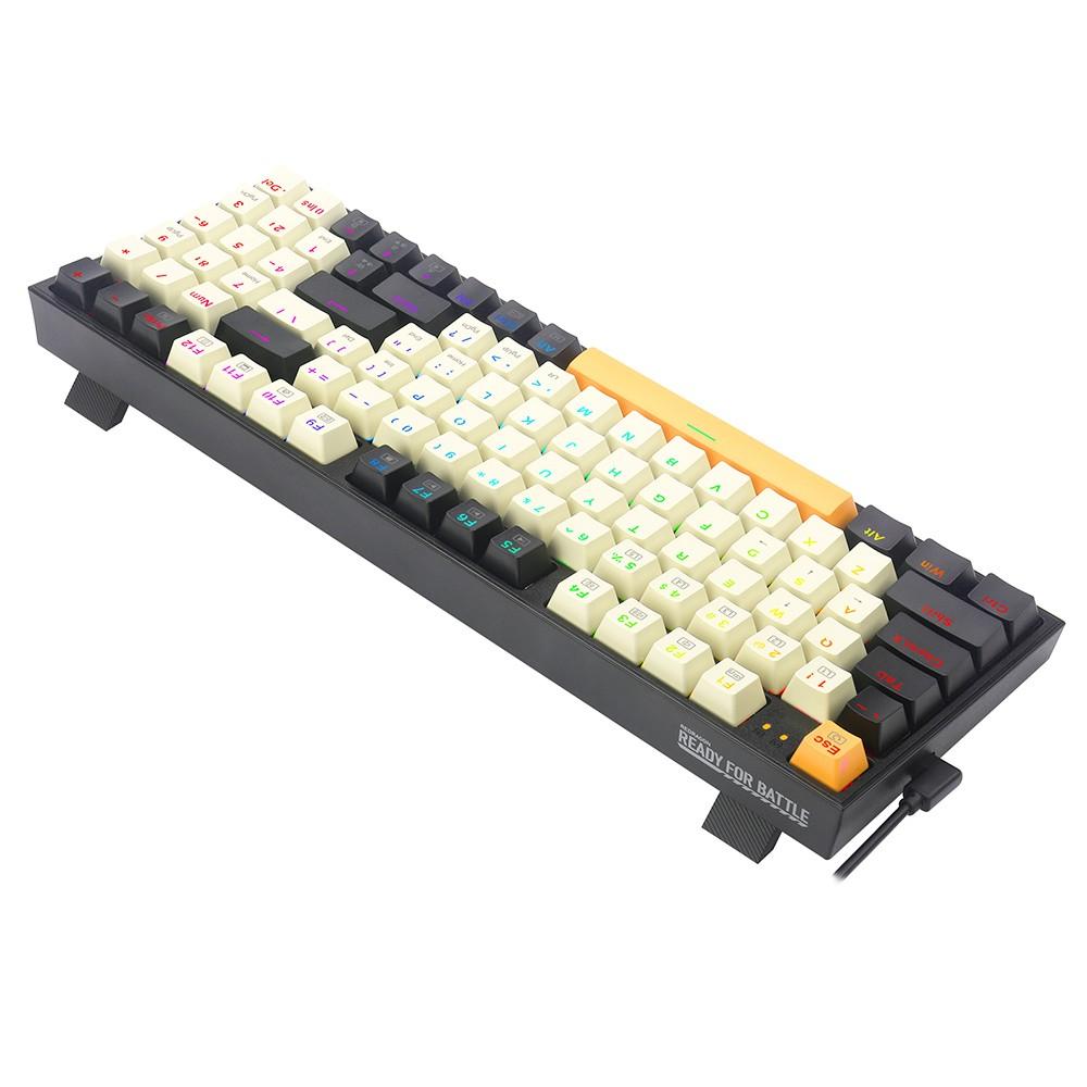 Redragon K636CLO-RGB Kitava 94-клавишная с RGB-подсветкой NumPad Механическая клавиатура Красный переключатель Раскладка США - черный