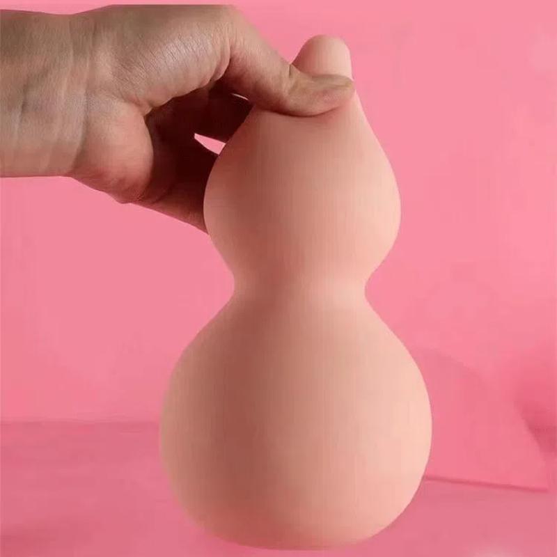 Мужская мастурбационная чашка в форме тыквы, вагина, секс, мягкая, настоящая, секс-кукла, эротическая секс-игрушка для взрослых