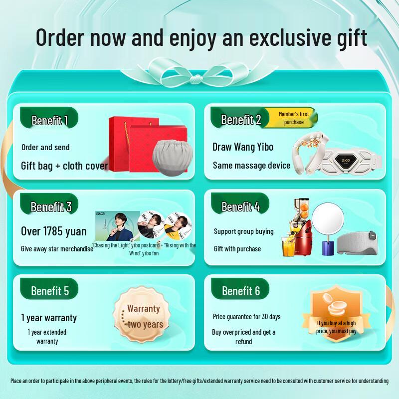 SKG H5-2 Crystal Diamond Neck and Shoulder Massager