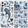 Чехол для телефона Ocean Starfish Sea Turtle Shark для Iphone 17 Air 16 15 Plus 14 13 Mini 12 11 Pro Max 16E 7 8 SE 2020 Мягкий Funda Prin