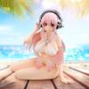 Фигурка Super Sonico Фигурка Super Sonico Noodle Stopper, белая, в бикини, размер прибл. 11 см.