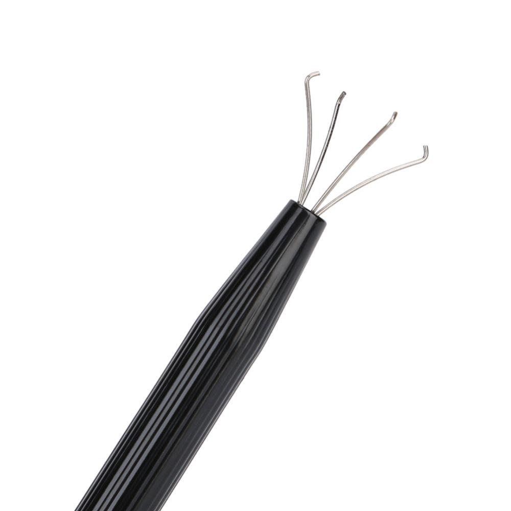 4 Prong Diamond Tweezers Black Color Holder Tool Professional Gem Pick Up Jewelry Customization