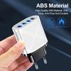 New Multi-Port Travel Charger 4 USB 5V/2.4A, Fast Charging with AU/EU/UK/US Plugs