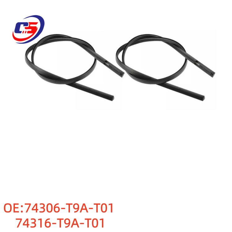 Honda City Roof Water Gutter Seal Strip (2015-2020) - Part Number 74316-T9A-T01.