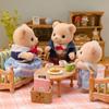 Кукла Sylvanian Families Медведь ST Mark Сертификация Возраст Игрушка Кукольный домик Sylvanian Families EPOCH [Biscuit Family] FS-59 3+