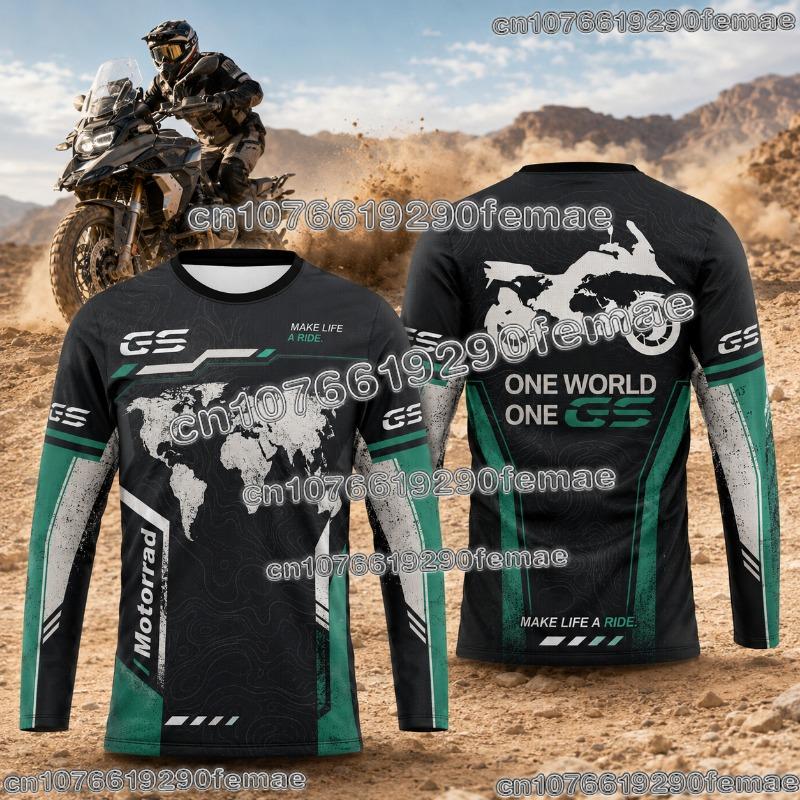 Новая футболка для фанатов мотоциклов GS Adventure, одежда для активного отдыха, дышащий повседневный топ для ежедневных поездок