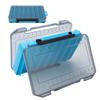 Double Sided Tackle Box 14 Slots Lure Storage Box Durable Fishing Lure Box  for Anglers