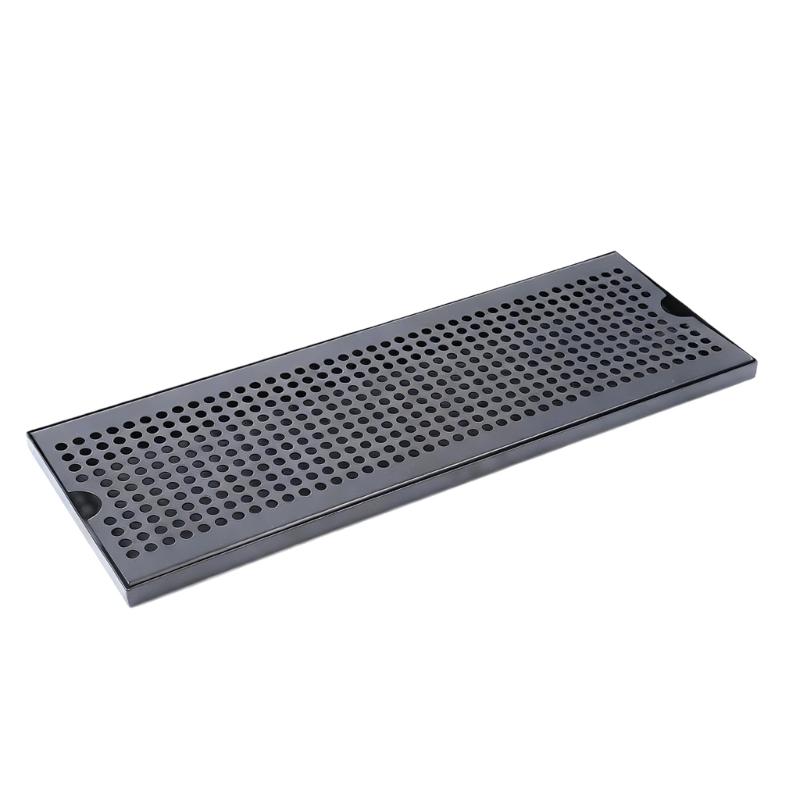 Metal steels Beer Drip Tray Metal Beer Tower Drip Pan Surfaces Mount No Drain Drip Tray Metal Drip Tray Enduring