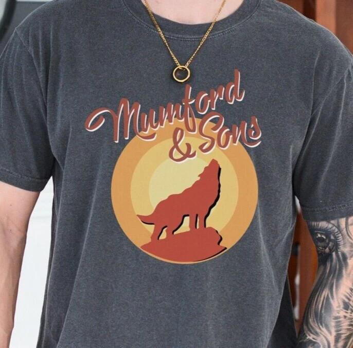Mumford & Sons The Wolf Comfort Colors T Shirt Size S-5XL