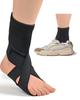 LITATA Foot Drop Orthotic Drop Foot Breathable Adjustable Ankle Black Support, Brace, Neoprene, Brace, (LEFT)